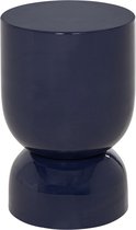 WOOOD Hekla Bijzettafel - Metaal - Donkerblauw - 47x32x32