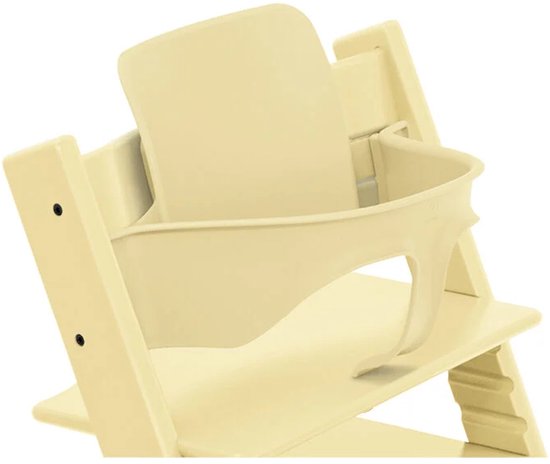 Stokke Tripp Trapp bundel Lemon Yellow - Babyset Lemon Yellow - Newborn Vanilla White/ Beige - Tray Vanilla White - Kussenset Lemon Daze van Stokke — afbeelding 5