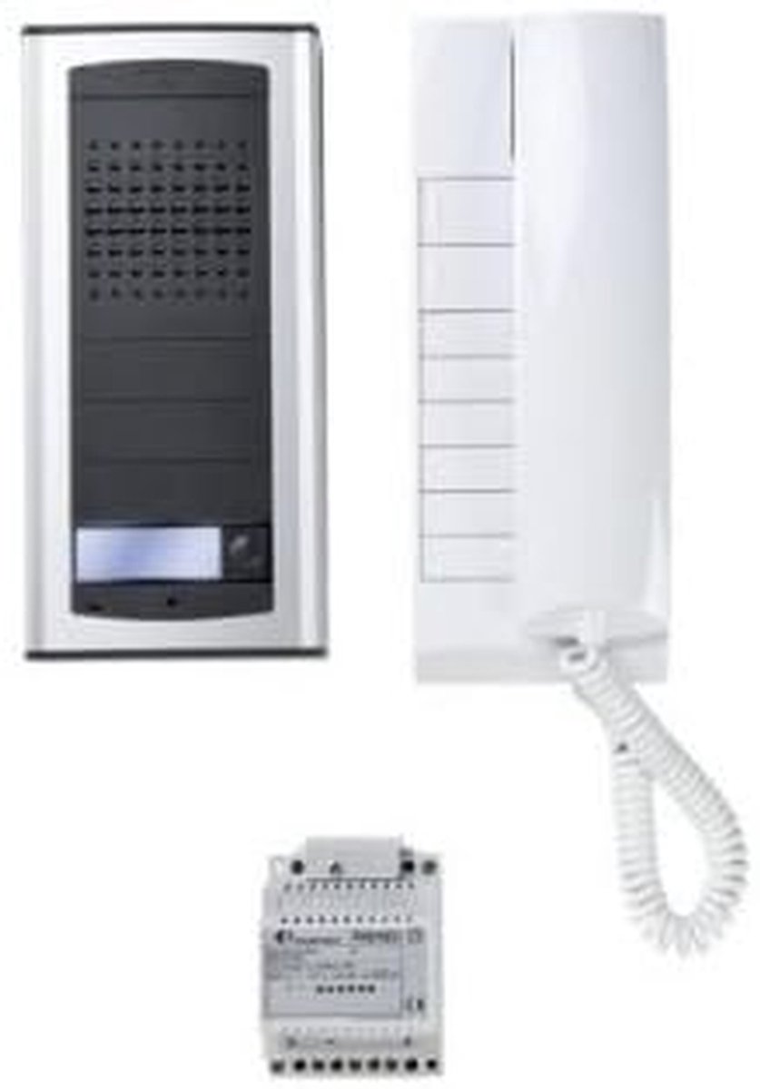 Audio Deur Intercom - Brievenbus Communicatie - Toegang Beveiligen - Vereenvoudigde Bedrading - 30mm Diep - Wit