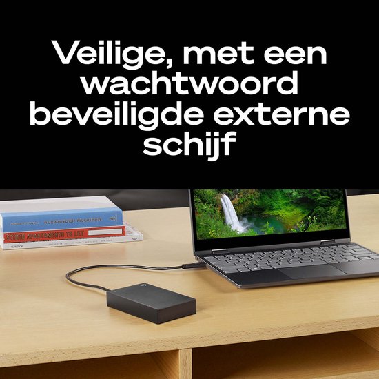 Seagate One Touch - Draagbare externe harde schijf - Wachtwoordbeveiliging - 4TB - Zwart van Merkloos — afbeelding 3
