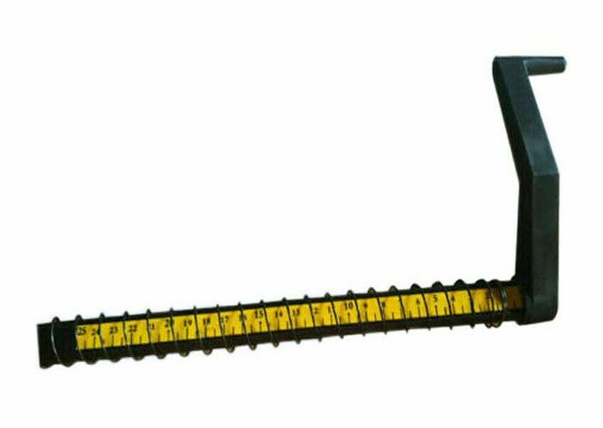Bandenbalanceermachine Schaal - Meetgereedschap Banden - Wielen Uitlijnen - Uittrekbare Schaal - 0-25 cm - null