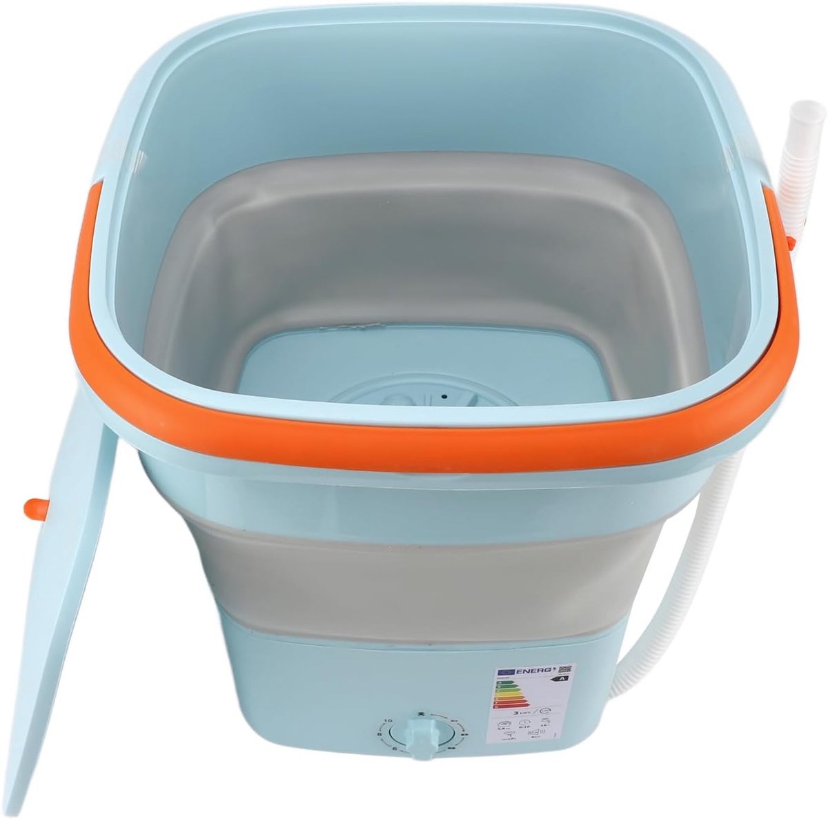 Draagbare Wasmachine Mini Washer Reizen Kamperen Opvouwbaar Ontwerp 11.5 Liter Blauw