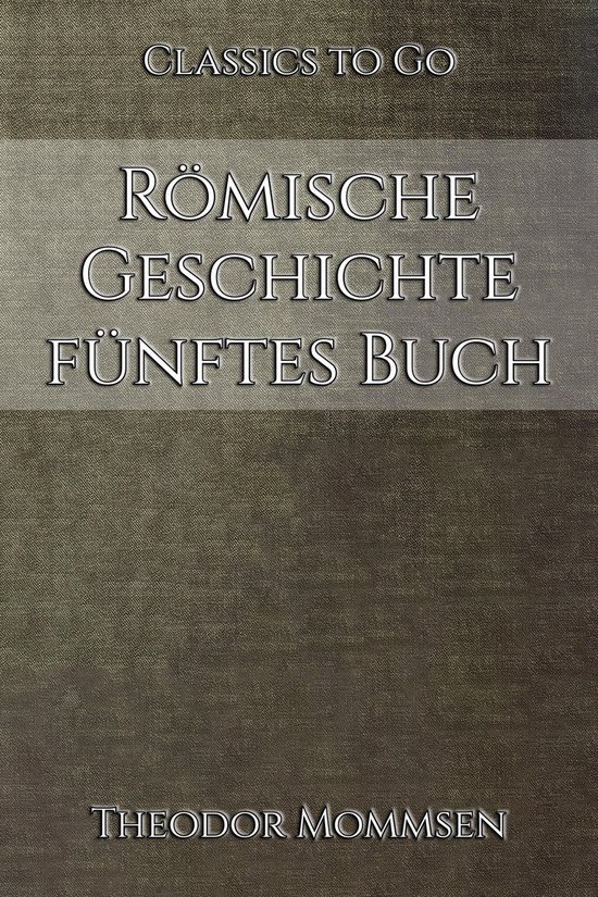 Römische Geschichte, fünftes Buch - cover