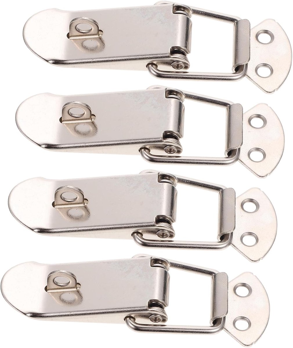 Bagage Sluitingen - Koffersloten Haken - DIY Projecten - Massief Metaal - 9x3.5x1.5cm - Messing