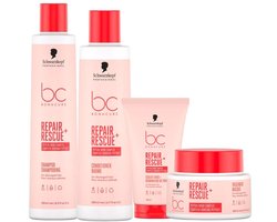 Schwarzkopf - Bonacure Clean Performance Repair Rescue Care Set - 250+200ml+200+100ml