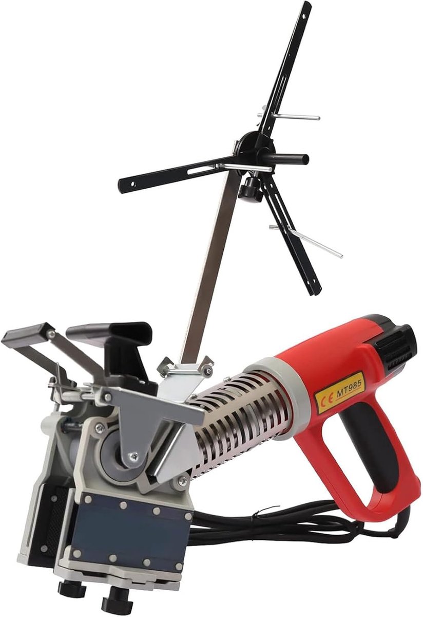 Draagbare Randverlijmer - Kantenlijpmachine Hout - Meubel Maken - Intelligente Temperatuurregeling - 3.0 kg - Grijs