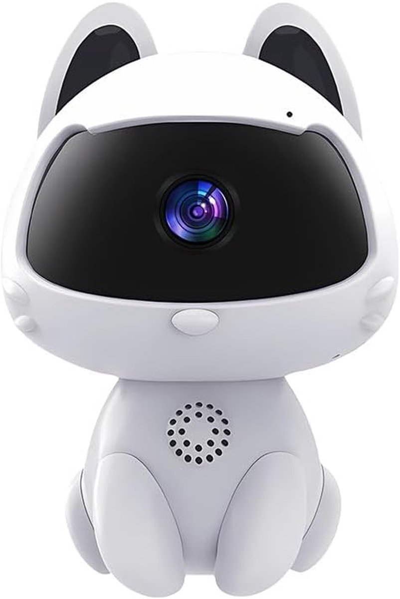 Beveiligingscamera - WiFi Camera Babyfoon - Huisbewaking - Bewegingsdetectie Alarm - 13 x 145 x 115 cm - Wit