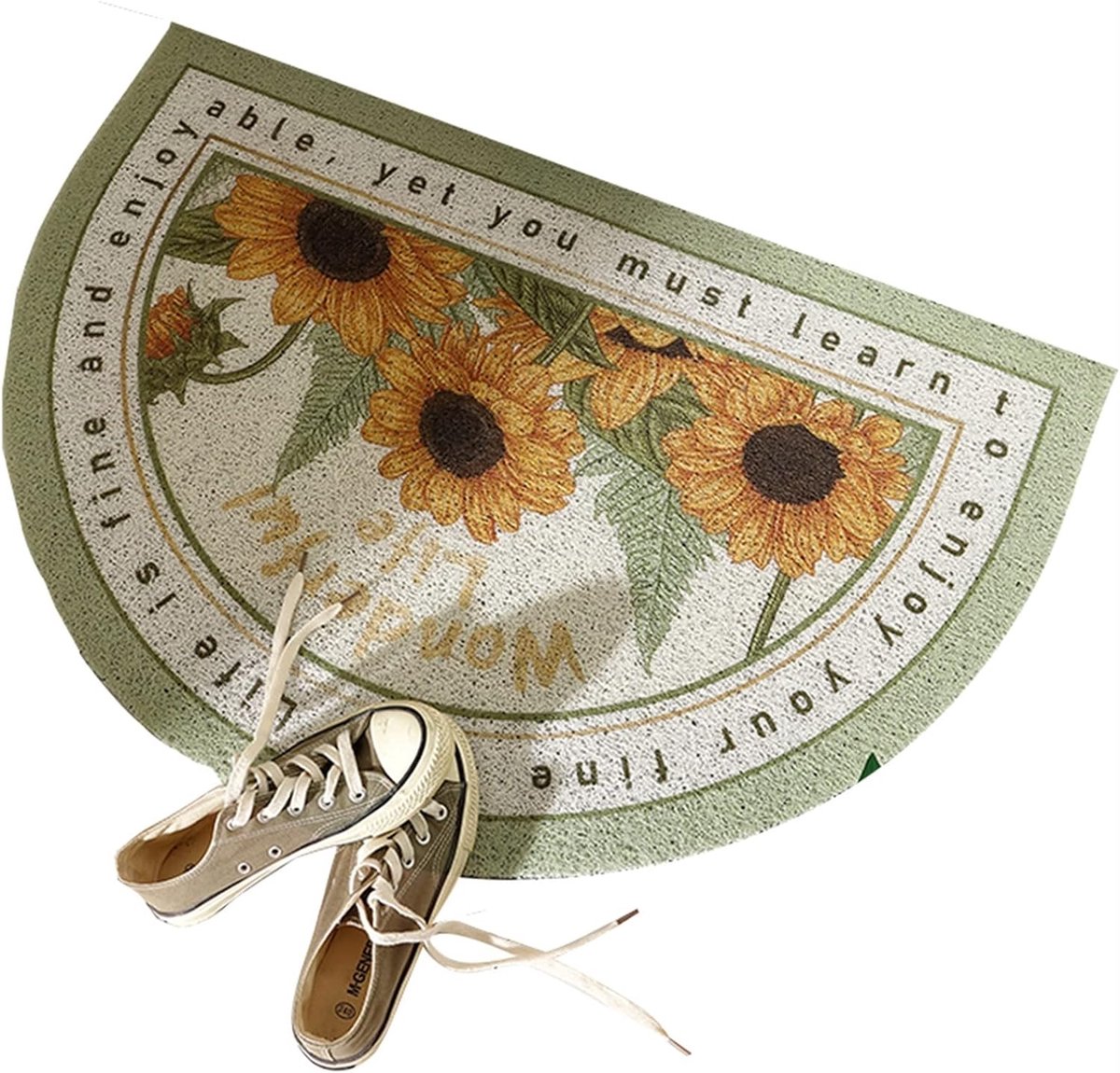 Voordeurmat - Instapmat Achtertuinmat - Vuil Vangen - Waterdicht Moddervanger - 90x60CM - 