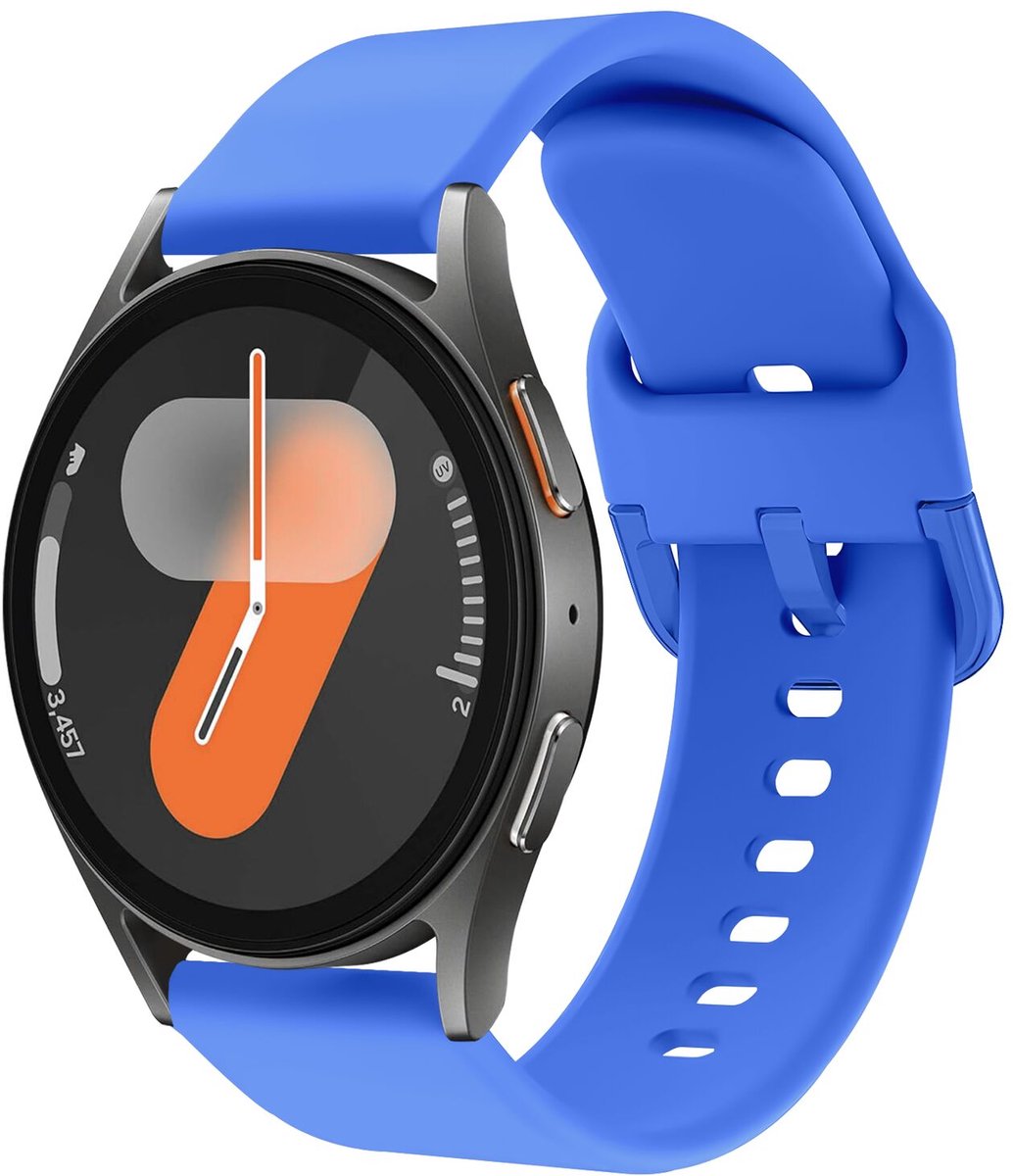 SBG Universeel 20MM Horloge Bandje / Smartwatch Bandje Siliconen Blauw