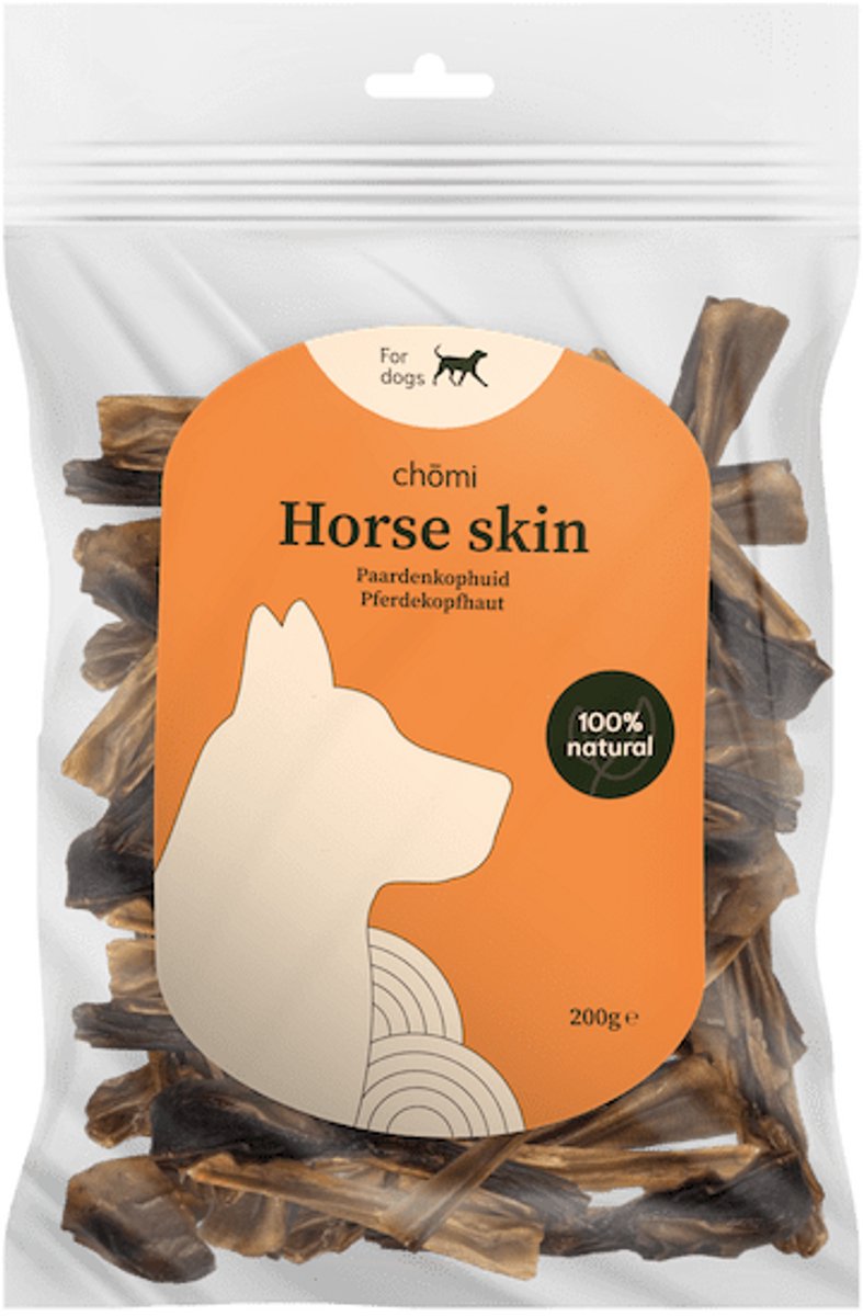 Chōmi Paardenkophuid kauwsnack - 200 gram