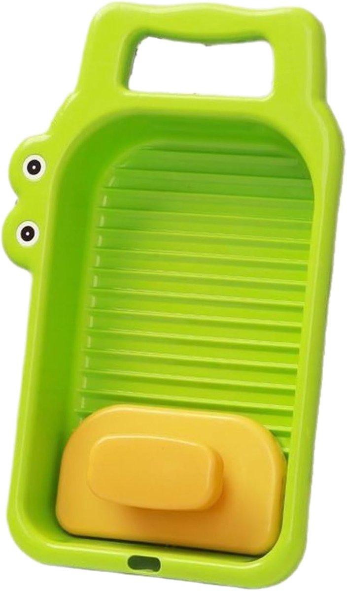 Wasplank voor wasgoed - Handwasbord Kleding - Efficiënt Schoonmaken - Krokodil Patroon Textuur - 32.2 x 18 x 5 cm