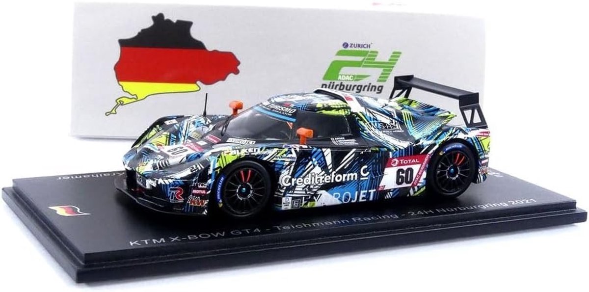 KTM X-Bow GT4 Teichmann Racing #60 24H Nürburgring 2021 - 1:43 - Spark