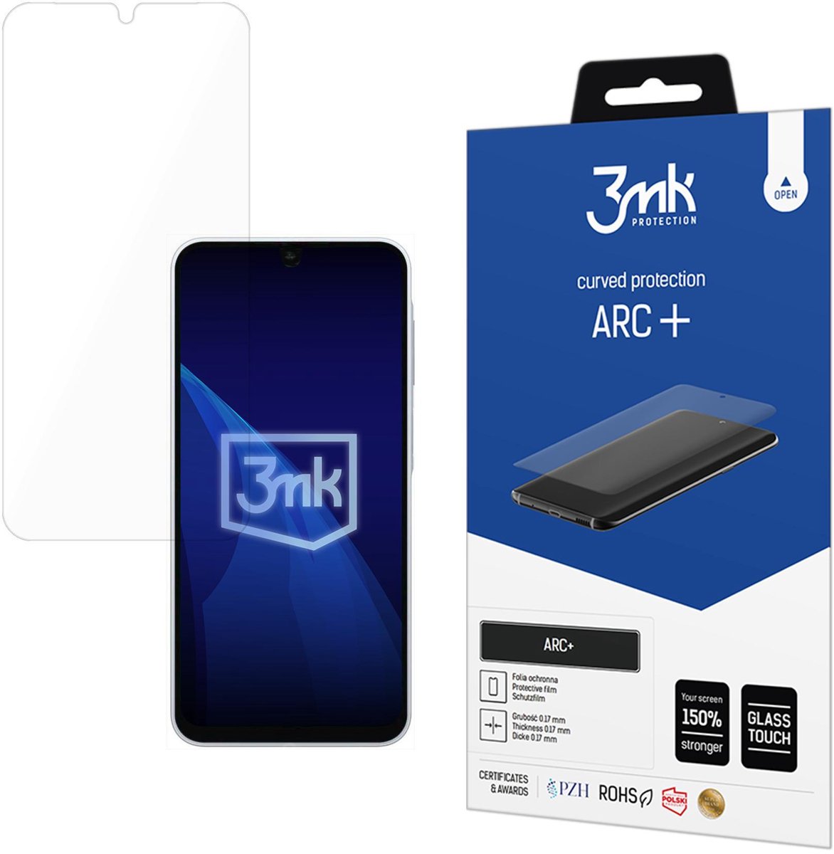 3Mk Arc+ Schermbescherming Met Beschermfolie Voor Samsung Galaxy A16 4G 5G M16 5G