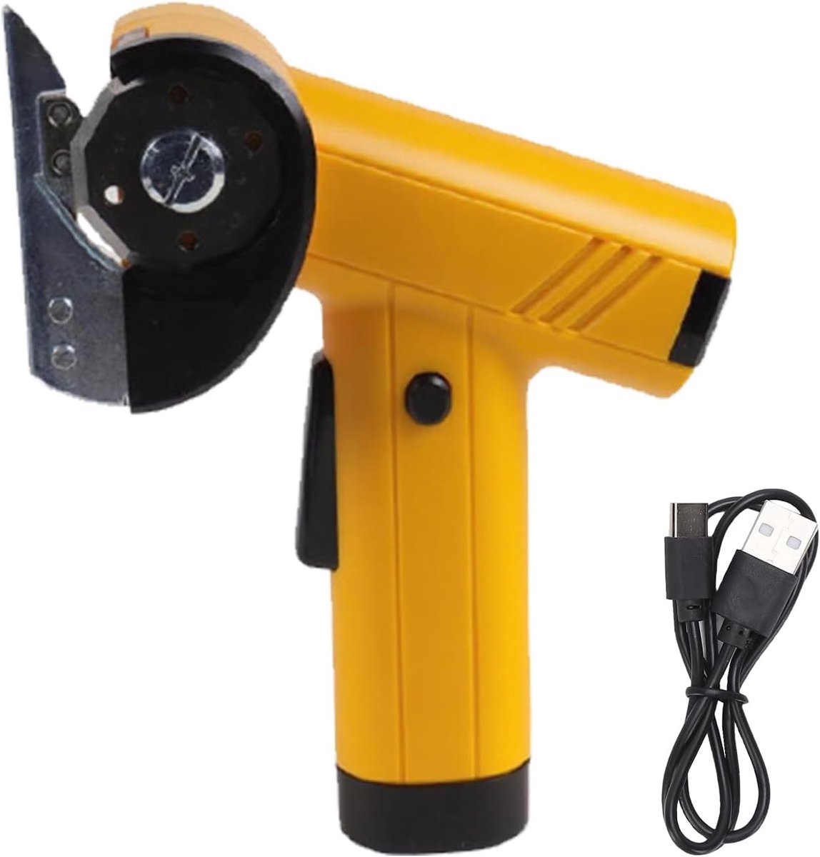 Elektrische Snijmachine Roterende Cutter Hobby Projecten 4 Snelheidsstanden 22 x 17 x 6 cm Geel