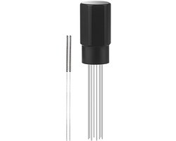 Espresso Tool - Koffie Mixer - Perfecte Espresso - Aluminium Handvat - 10.3 cm - Zwart