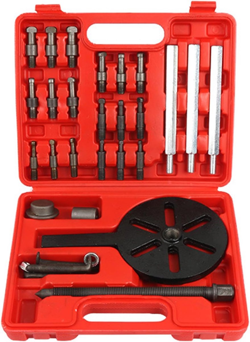 Lager Trekker Set - Lager Demontage Gereedschap - Machine Onderhoud - Chrome Vanadium Staal - 21-Delig - Zilverkleurig