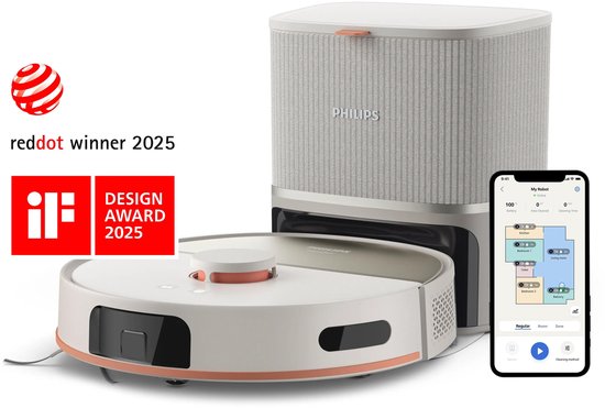 Philips Homerun 5000 Robotstofzuiger XU5100/20 Beige 10000 - Philips - €423,99