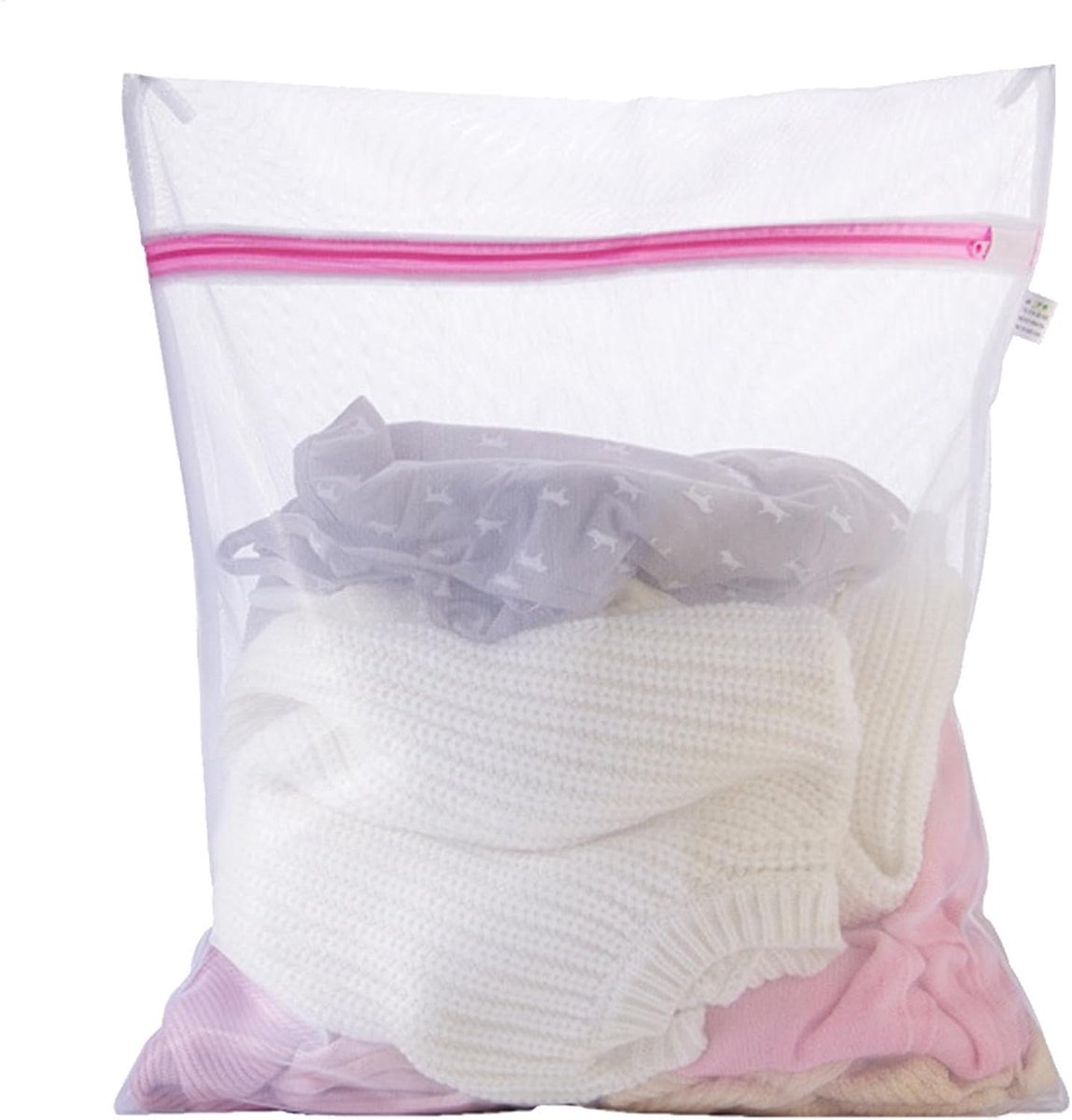 Waszak Mesh - Beschermende Wasorganisator - Kleding Beschermen - Fijnmazig Ontwerp - 30x40 cm - Wit