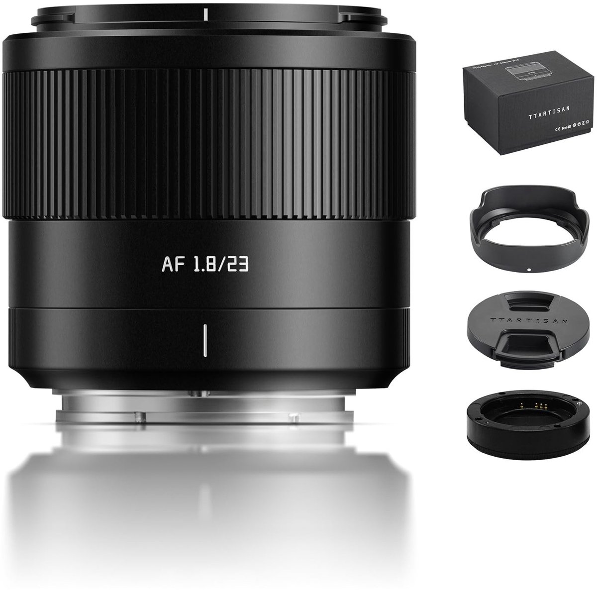 23mm F1.8 APS-C Prime Lens voor E-Mount - Zwart