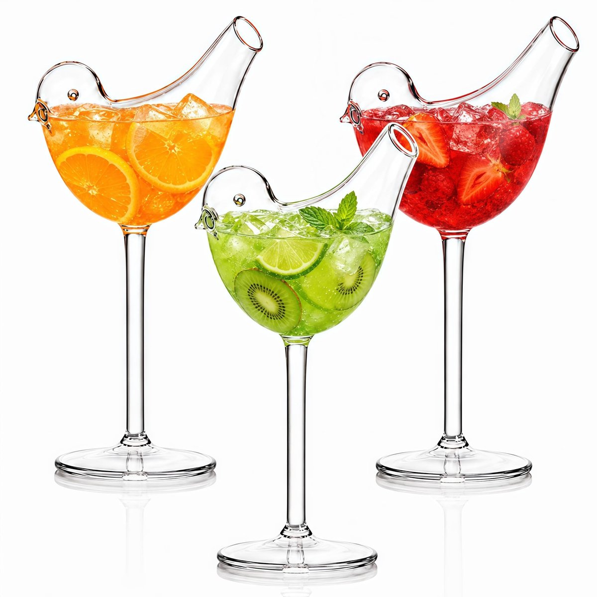 Vogelvormig Cocktailglas - Creatief Drinkglas voor Feestjes