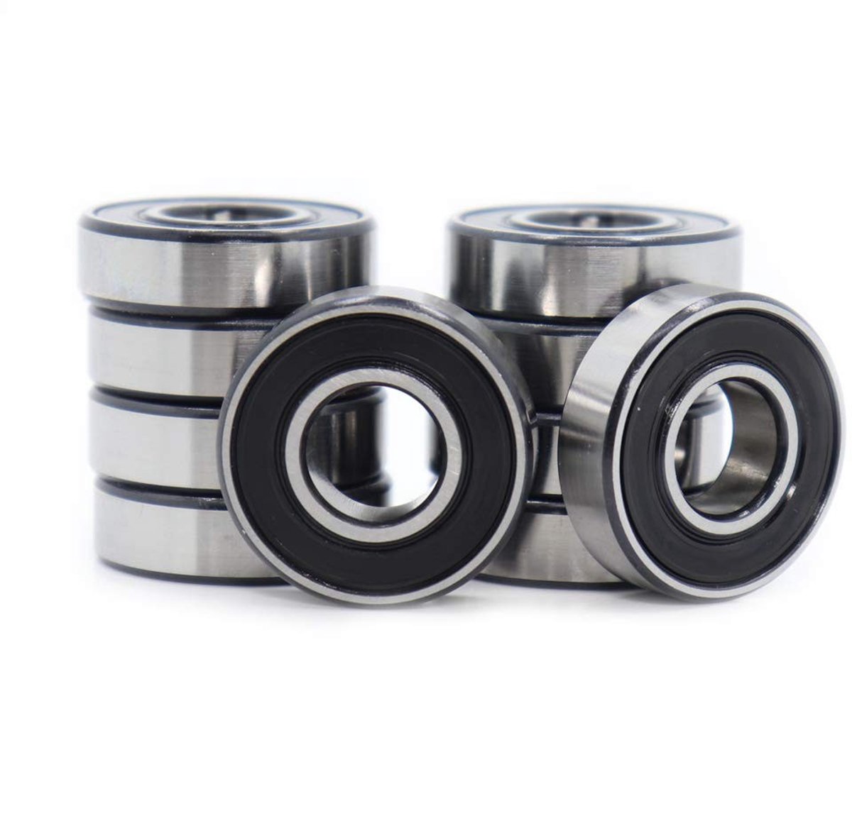 Dubbele rubberen afdichtingslagers - 12x28x8mm - 10 stuks