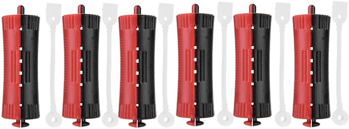 Curlers Clip Set van 6 Stuks voor Permanente Golven, Styling Tools voor Haar, Geschikt voor Warmte en Koude Behandelingen