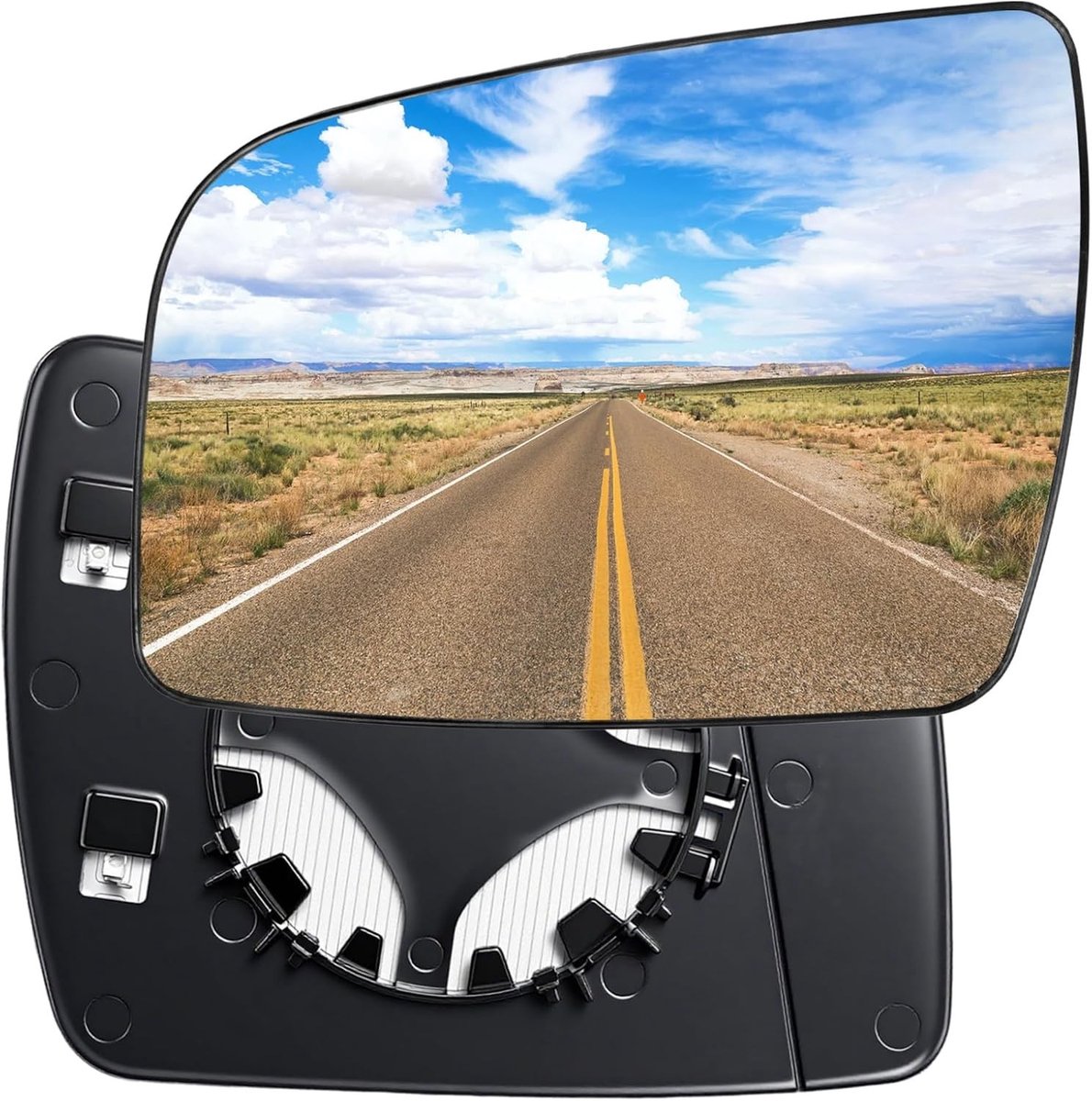 Buitenspiegel glas links verwarmbaar voor Opel Zafira B 2009-2014, vervangend spiegelglas voor optimale zichtbaarheid en veiligheid