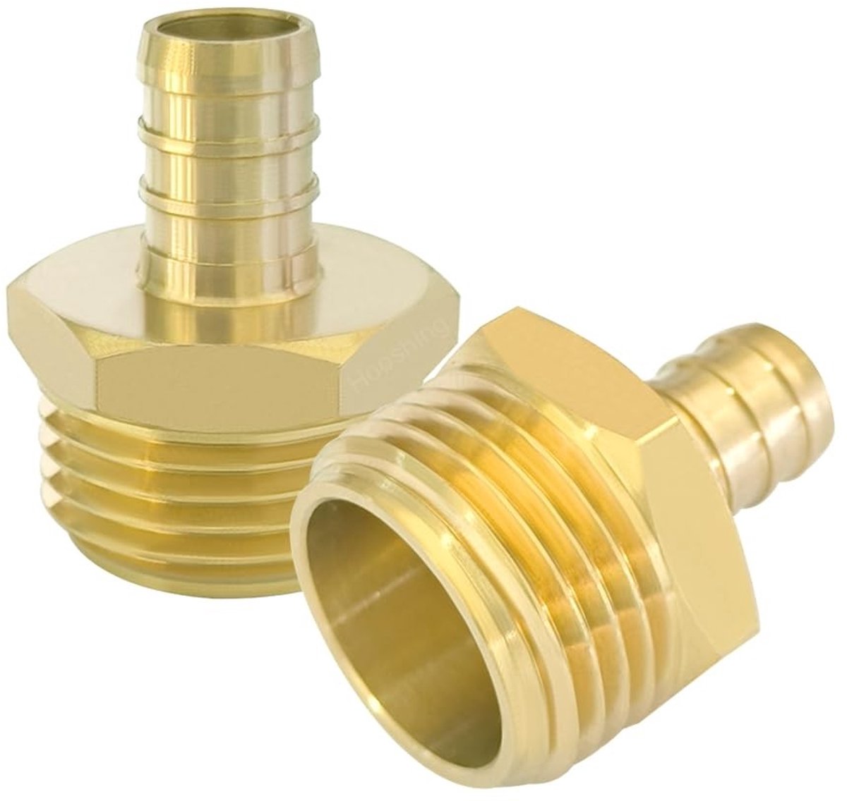 Tuinslang Adapter - 3/4" Messing Connectoren - 2 Stuks