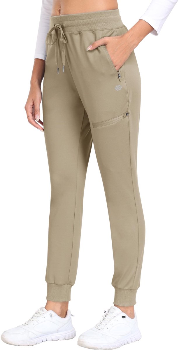 Dames Thermische Joggingbroek - Micro Fleece - Khaki