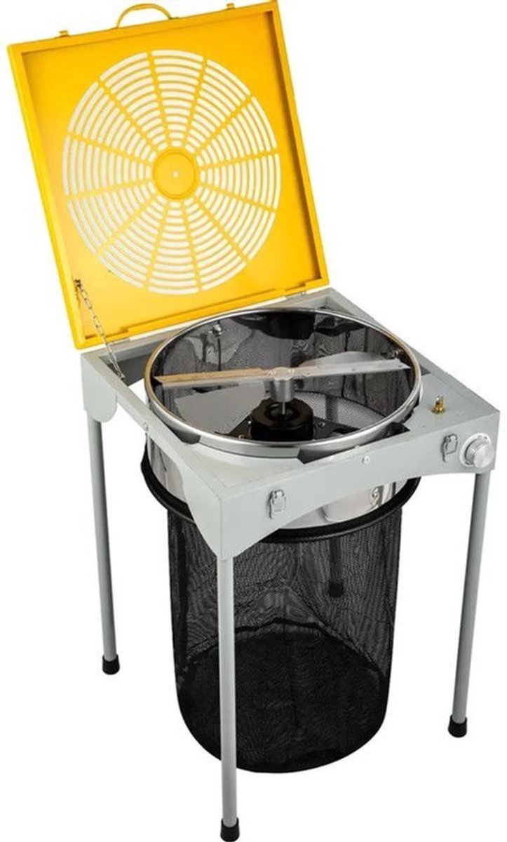 Knopschaar - Trimmerkop - Elektrische Snijmachine - 18 Inch Hydroponische Elektrische Bladschaar - 3 Snelheden - 60W 6-Mes - Tuingereedschap - Zilver Geel