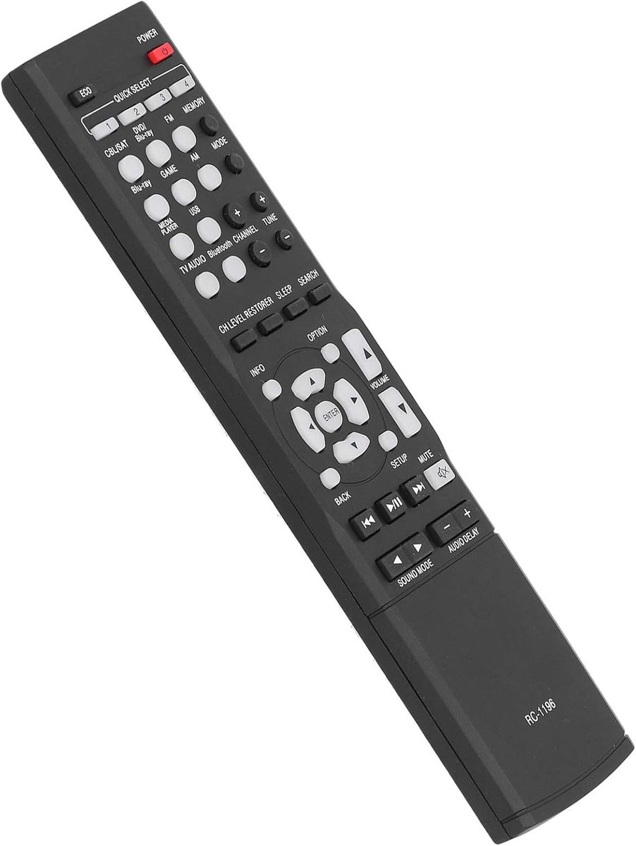 Universele Afstandsbediening voor Audio Video Ontvangers zoals AVR-X520BT en AVR-S500BT - Compatibel en Gebruiksvriendelijk