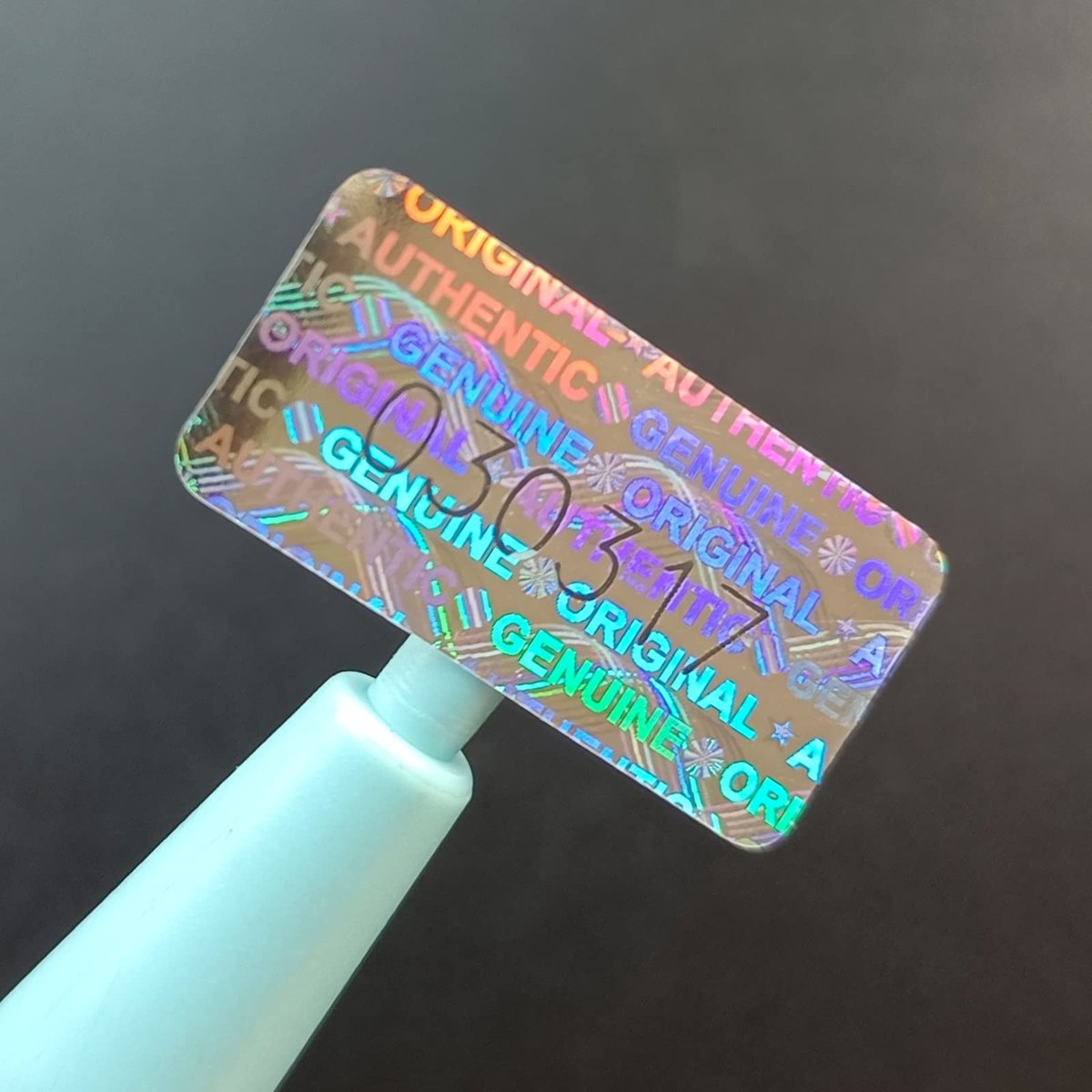 Zelfklevende Garantie Stickers met Hologram - 280 Stuks - 20 x 10 mm
