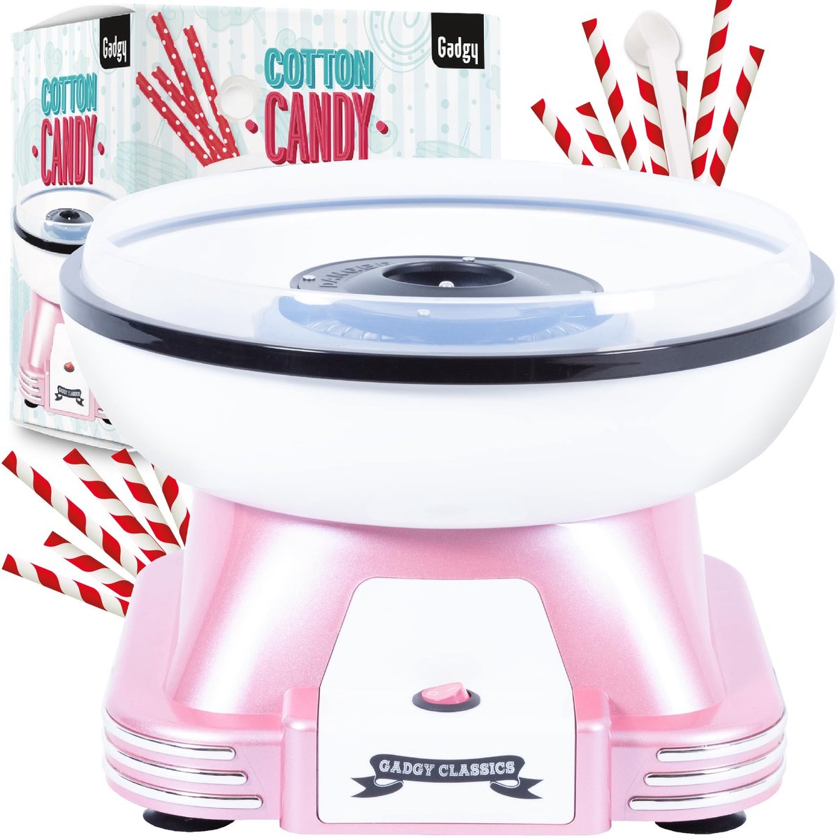 Suikerspinmachine voor Thuis - Roze