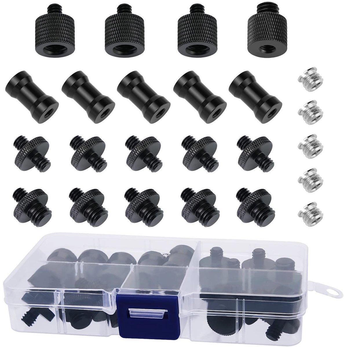 Adapter Schroeven Set van 24 - 1/4-3/8 Converter