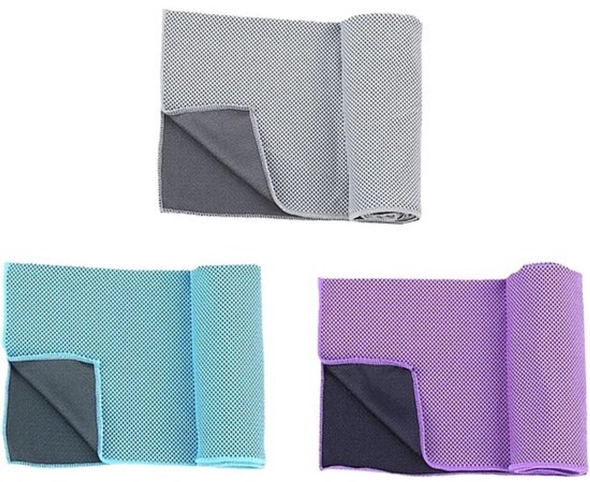 Microvezel Doeken - Koelhanddoek Sport - Directe Koeling - Ademend Materiaal - 30 x 90 cm - B