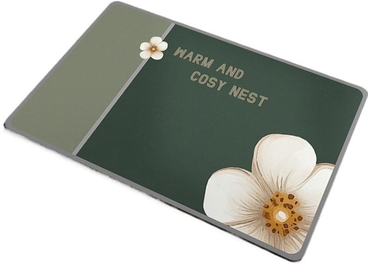 Toilet Mat - Vlekbestendig en Antislip - Rechthoekig 50x80cm