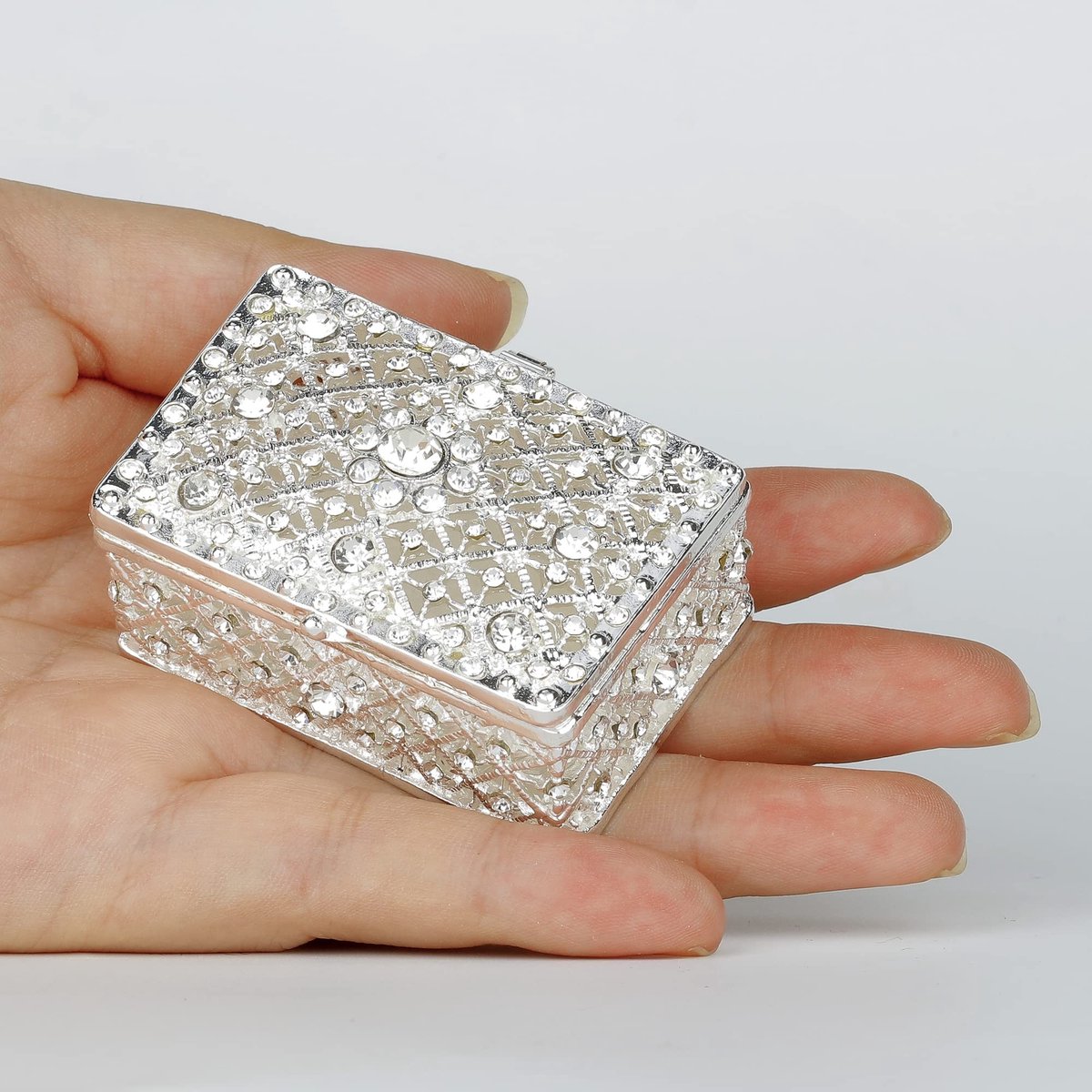 Sieraden Doosje met Kristallen - Klein en Handgemaakt