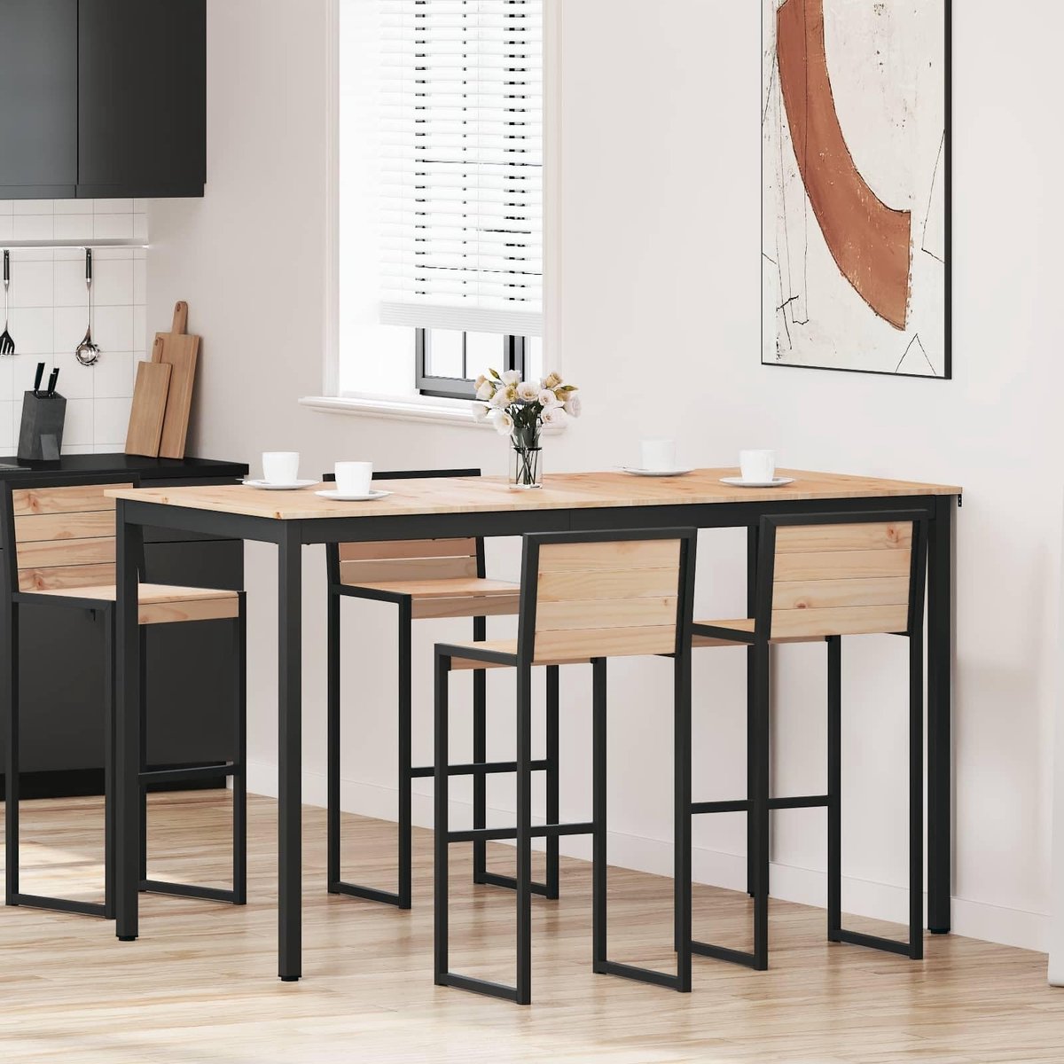 Bartafel - Massief Grenenhout - 180 x 90 x 105 cm