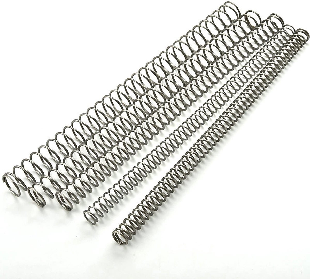 Drukveer van roestvrij staal 304 - Draaddiameter 0,8 mm