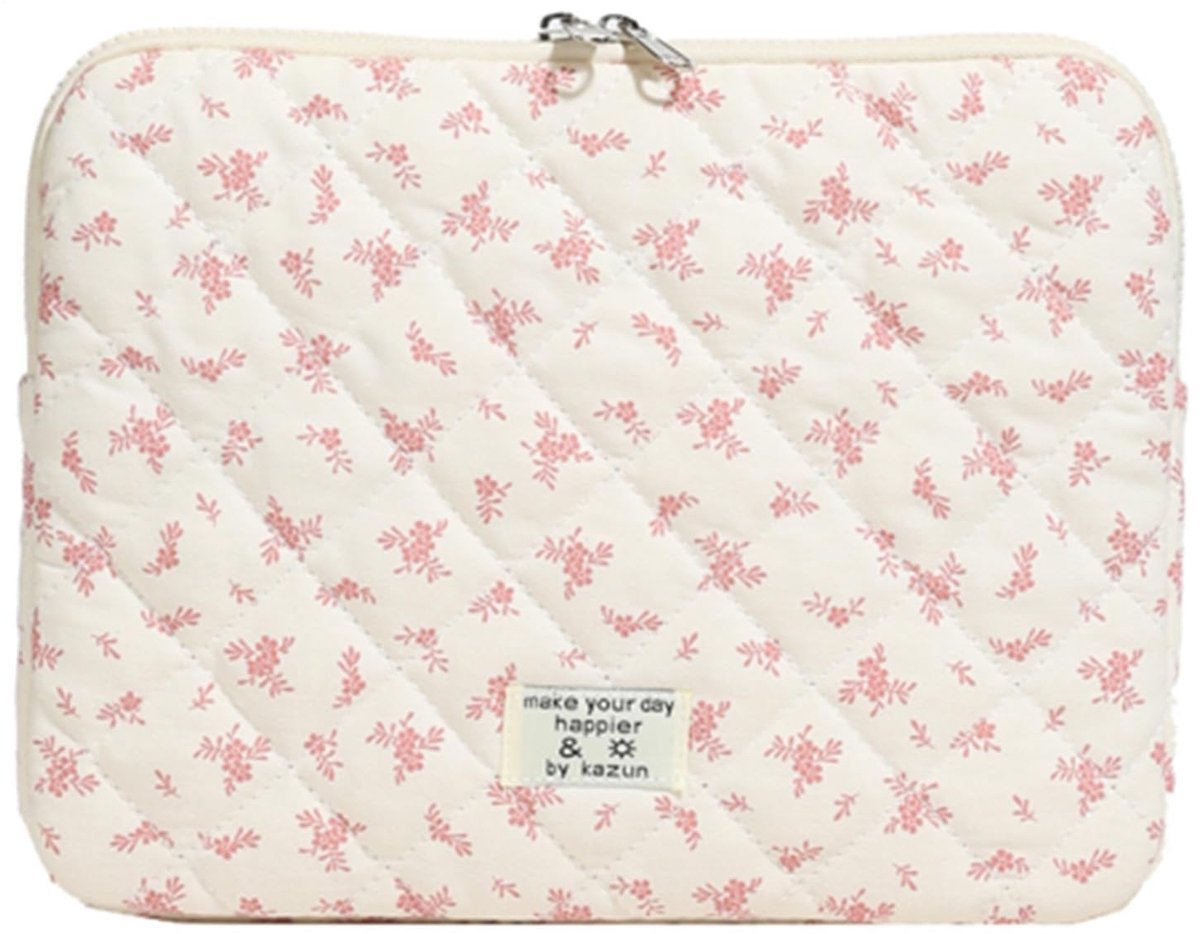 Gewatteerde Laptophoes - Schokbestendig - Roze - 11 inch