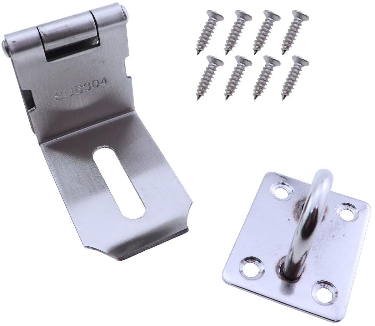 90 Graden Hasp Hangslot - 60x39x35 mm - Inclusief Schroeven