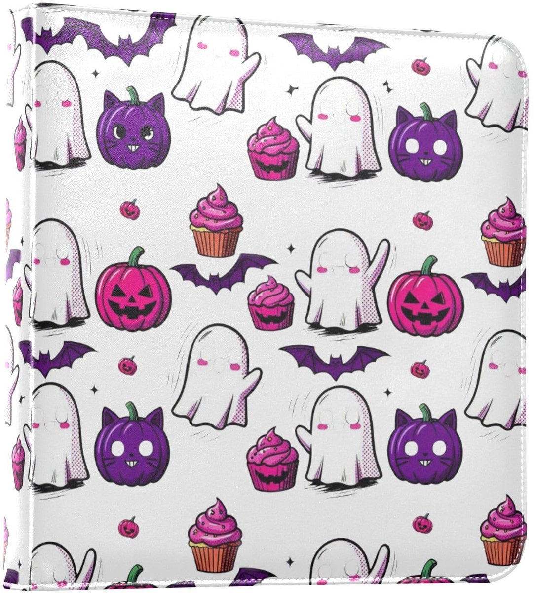 Lederen Fotoalbum - Duurzame PU-buitenhoes - Halloween Thema