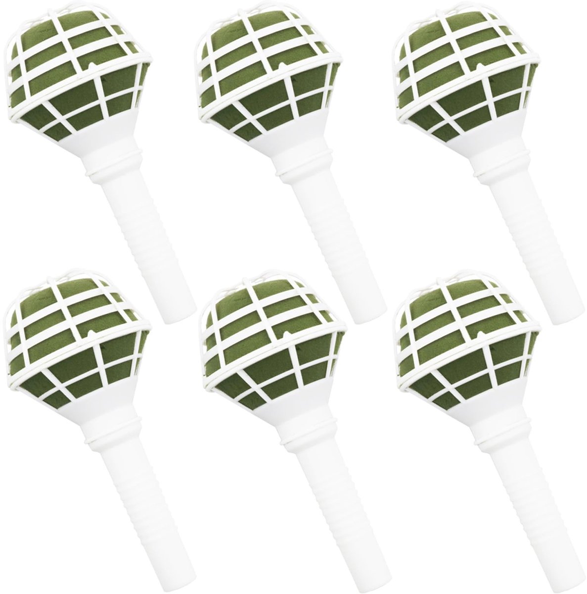6 Stuks Bloemstuk Houders - Foam - Voor Bruidsboeketten