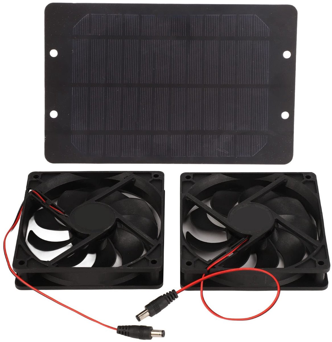 Zonne-energie Ventilator voor Buiten - 10W 12V 2A