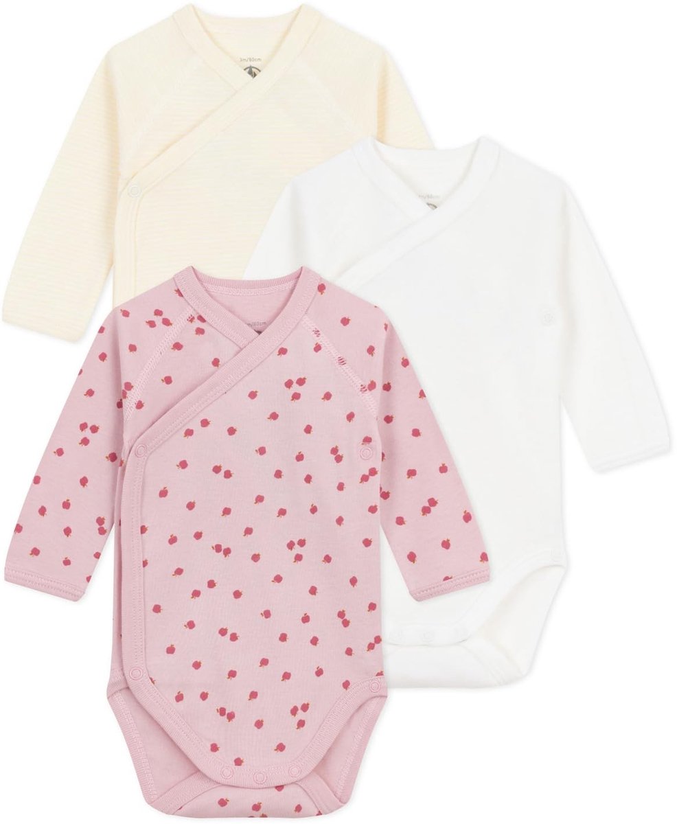 Set van 3 Unisex Baby Rompers - Dierenschema