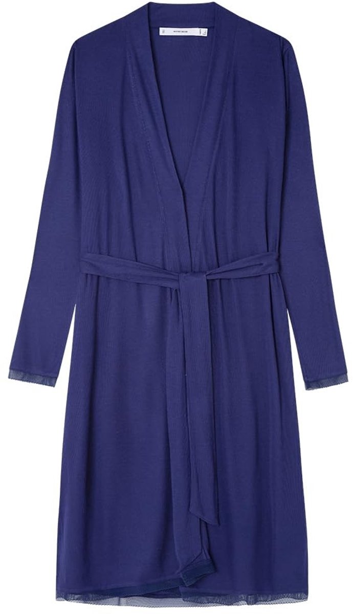 Dames Badjas - Blauw - M - Zwangerschap