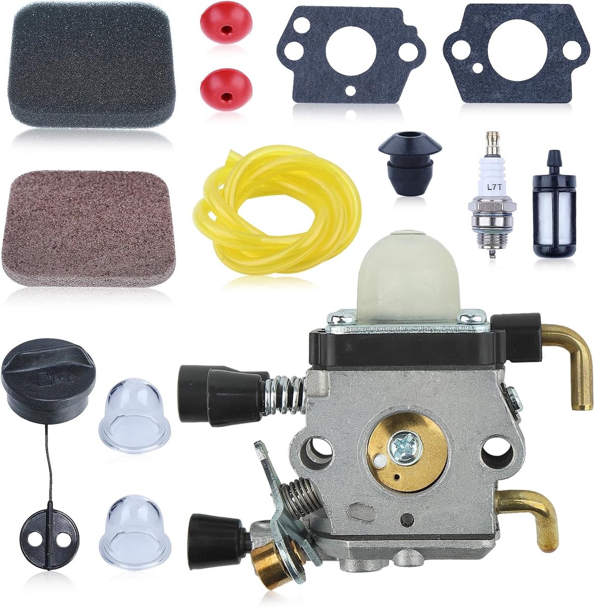 Carburateur met luchtfilter voor diverse trimmers en heggenscharen, geschikt voor FS75, FS80, FS85 en meer