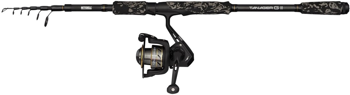 Telescoop Hengel en Reel Combo - 2.1 m - Geschikt voor Snoek en Zander