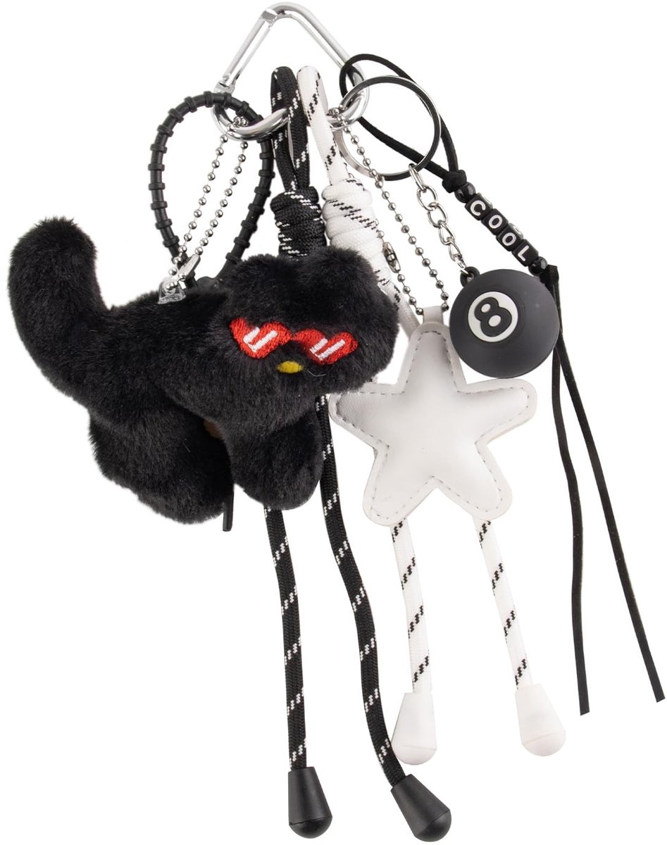 Handtas Accessoires Hanger voor Vrouwen - Kat 8 Ball Cool