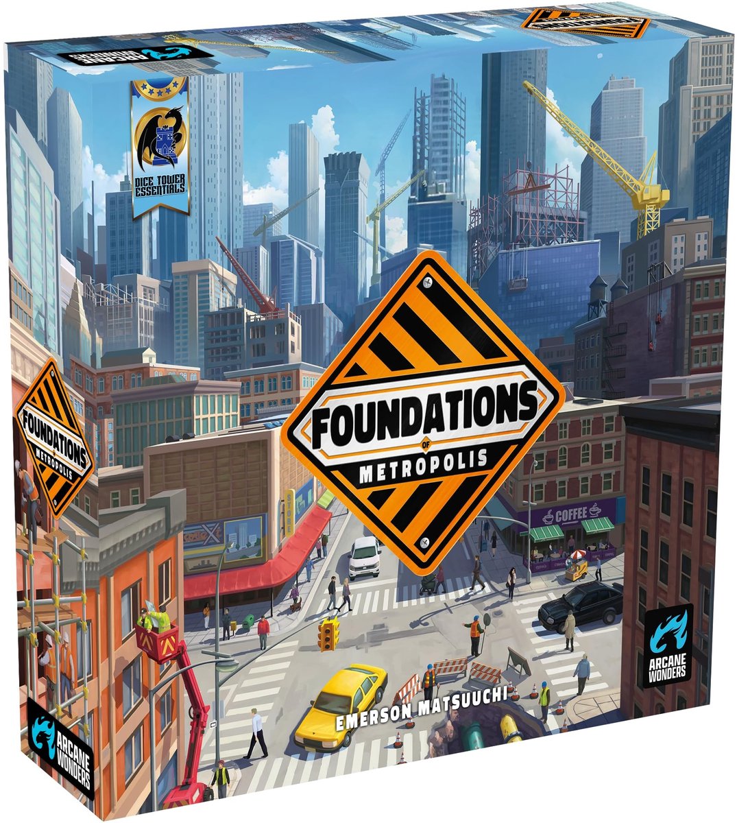 Strategiespel Foundations of Metropolis - 1 tot 4 spelers